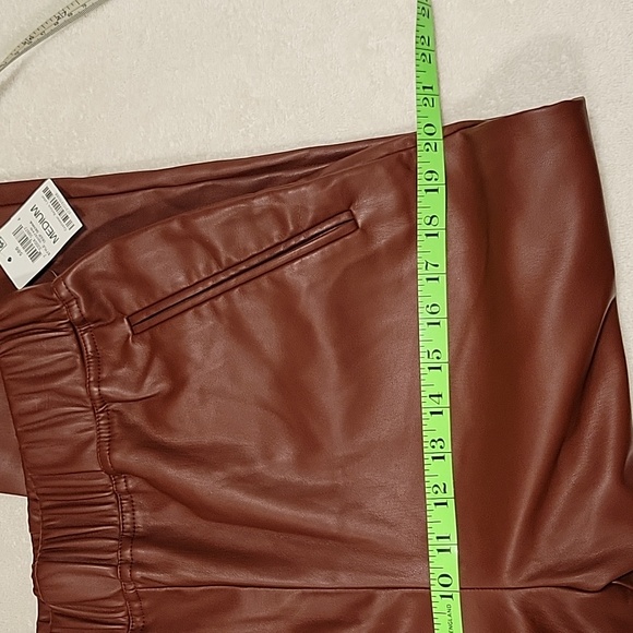 INC Internatinal Concepts Faux Leather jogger pants, NWT - Picture 4 of 13